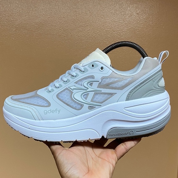 Gdefy Gravity Defyer Ion Orthopedic Sneakers “White Gray” Size 9 - Picture 9 of 16